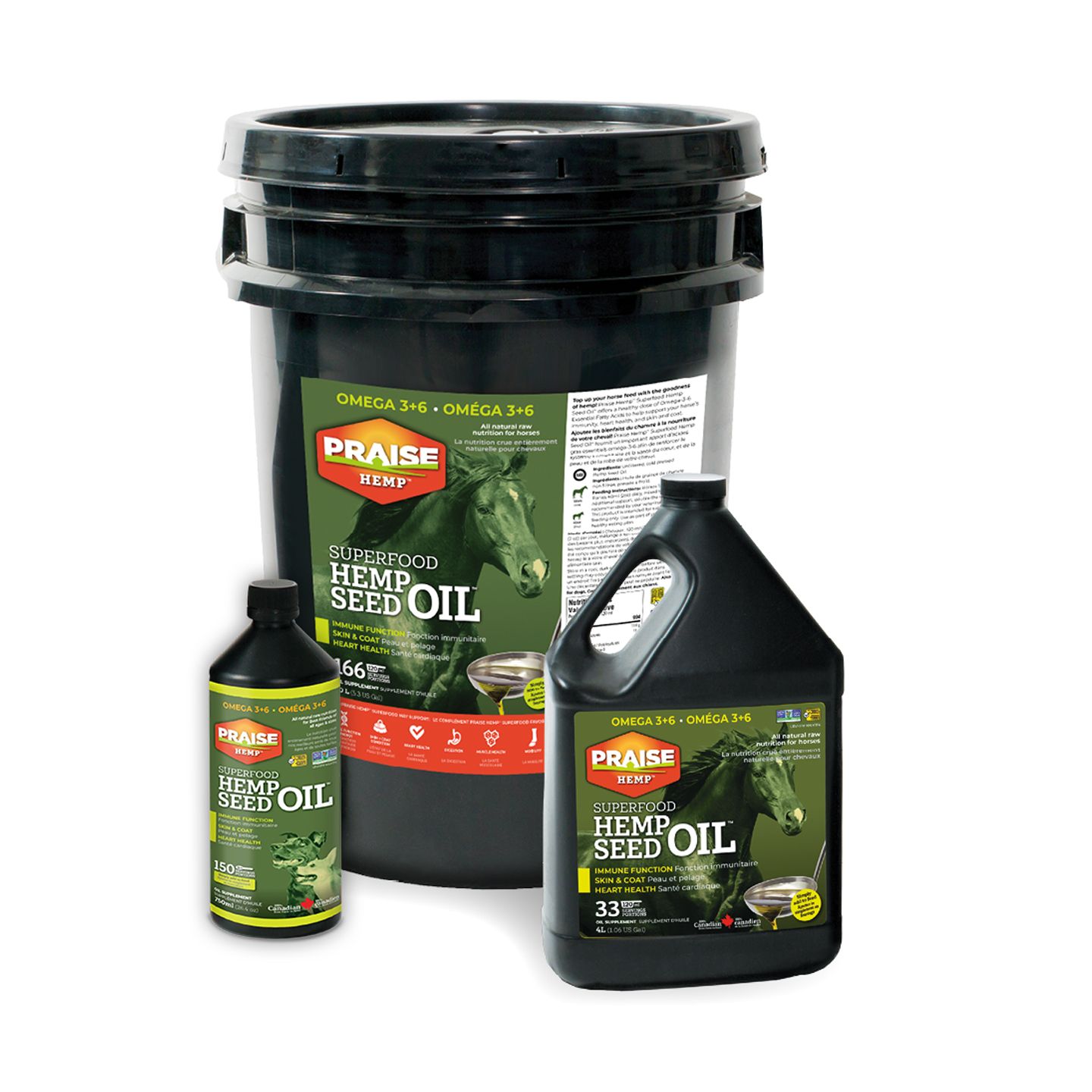 Praise Hemp Oil 750mL