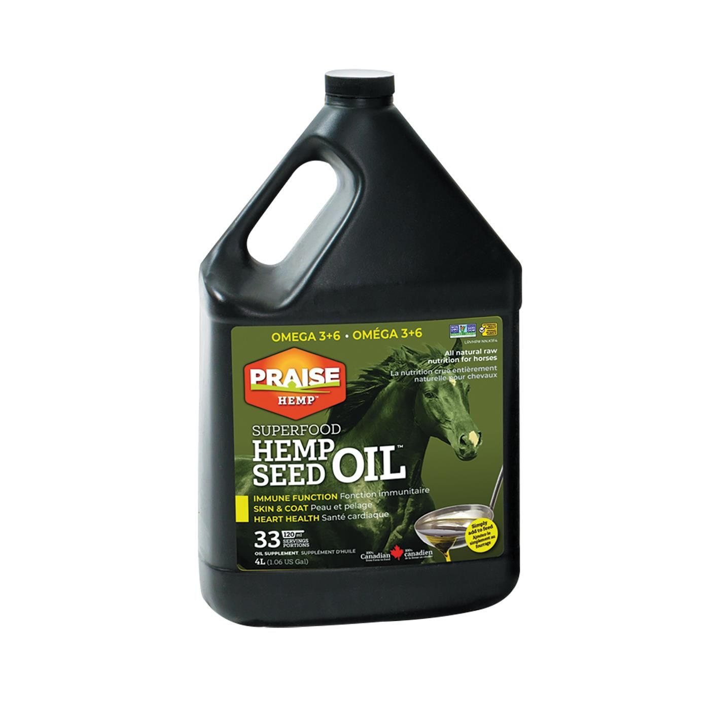 Praise Hemp Oil 3.8L