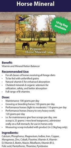 Pegasus Horse Mineral 18KG