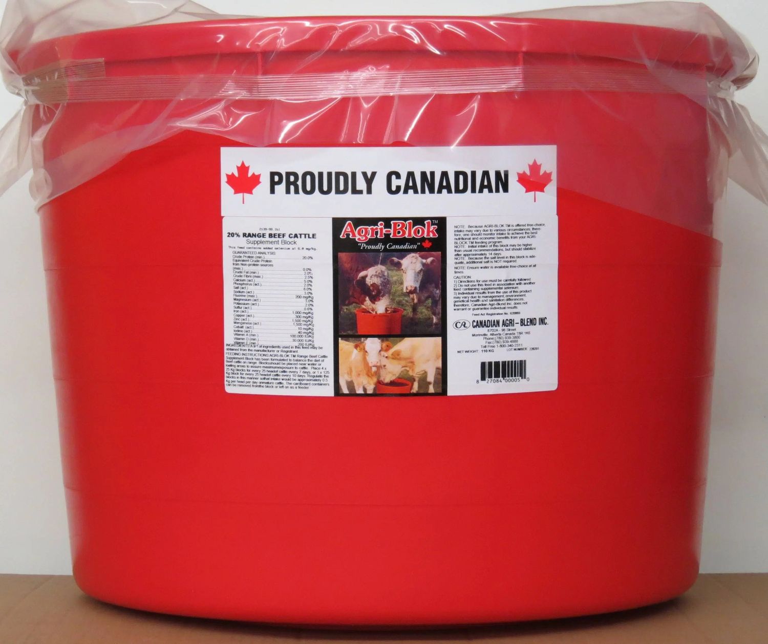 Canadian Agriblend 20% Agri-Blok 110KG