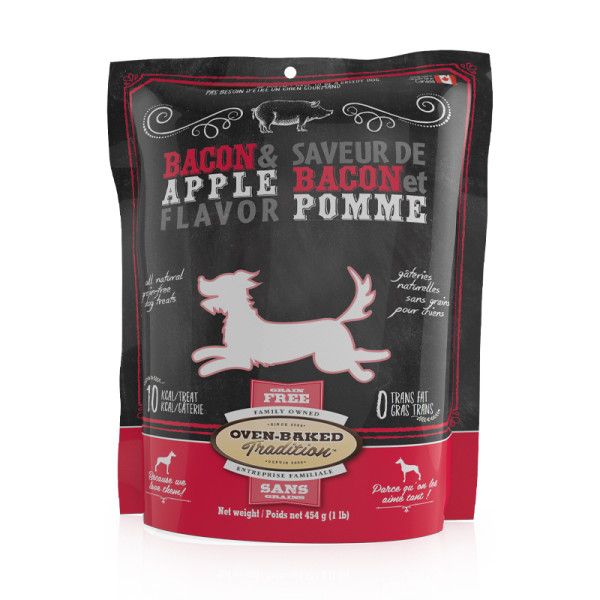 Oven-Baked Tradition GF Bacon &amp; Apple Treats [DOG] 16OZ