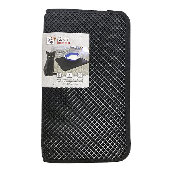 The Grate Litter Mat Black 28&quot; x 24&quot;