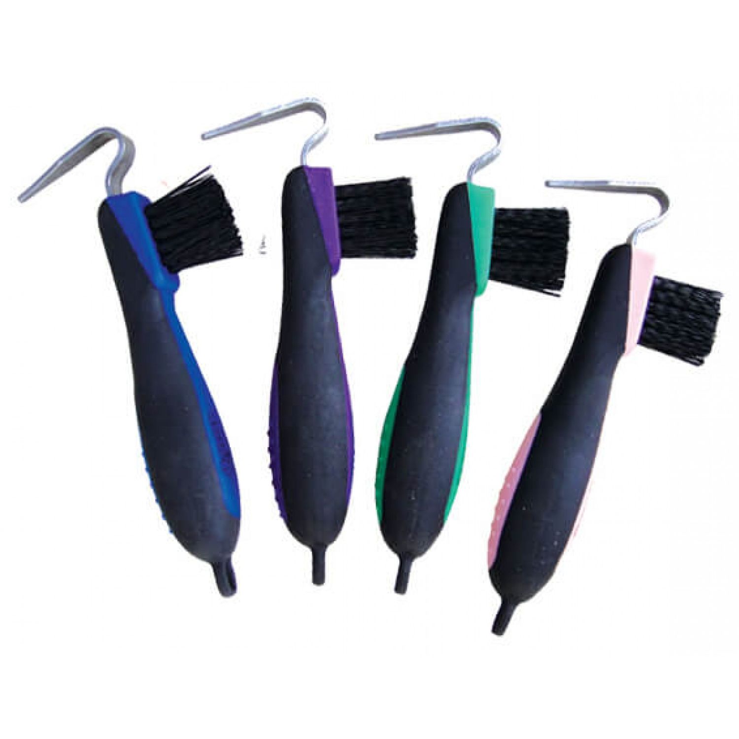 Soft Touch Hoof Pick w/ Brush Blue