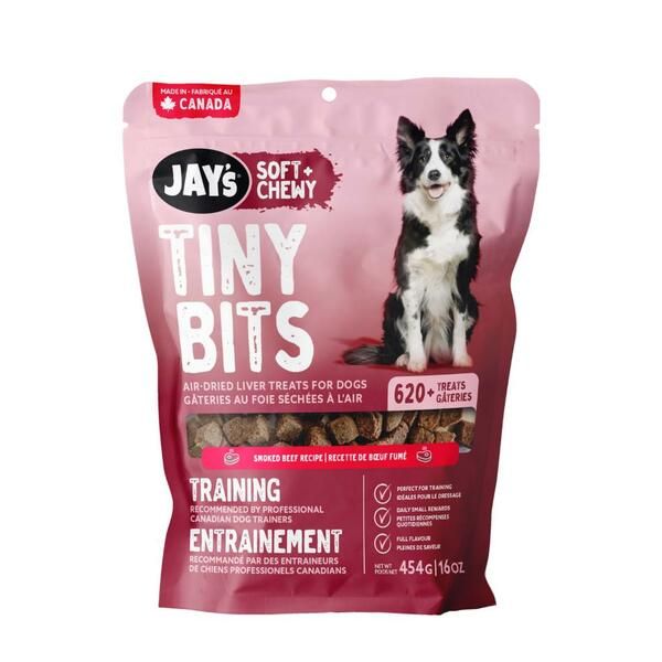 Jay&#39;s Tiny Bits Smoked Beef Treats 454GM