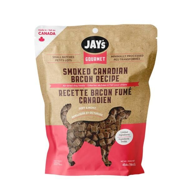 Jay&#39;s Smoked Canadian Bacon Treats 454GM