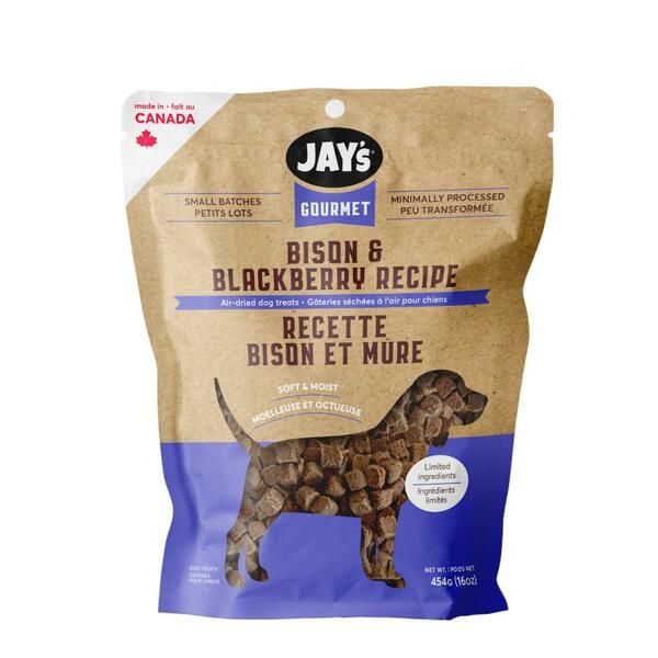 Jay&#39;s Bison &amp; Blackberry Treats 454GM