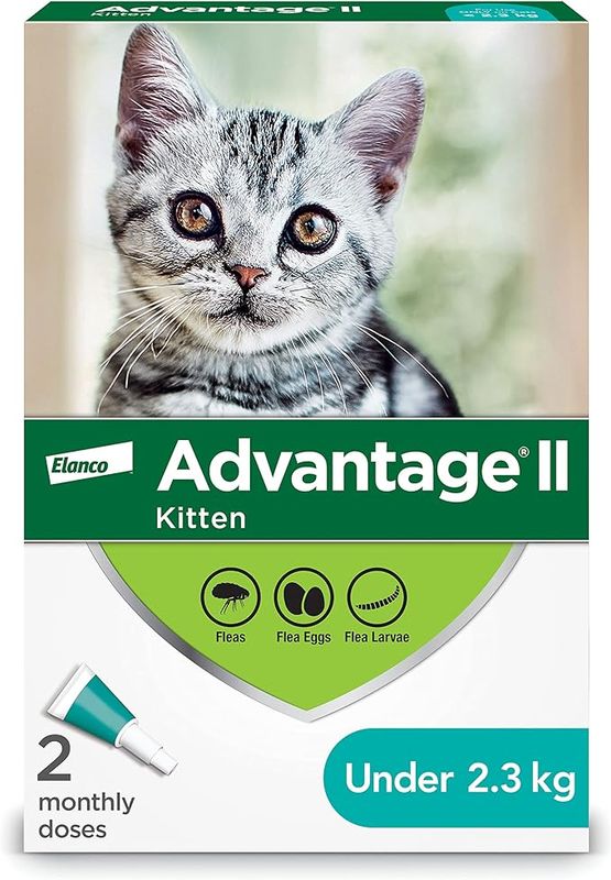 Advantage II - 2 Dose [CAT] 0 - 2.3KG