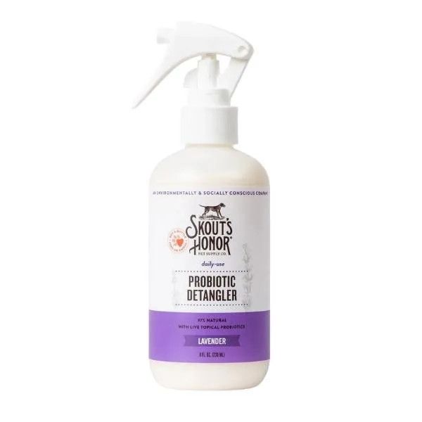 Skout&#39;s Honor Probiotic Detangler Lavender 8OZ