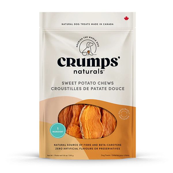 Crumps&#39; Naturals Sweet Potato Chews [DOG] 11.6OZ