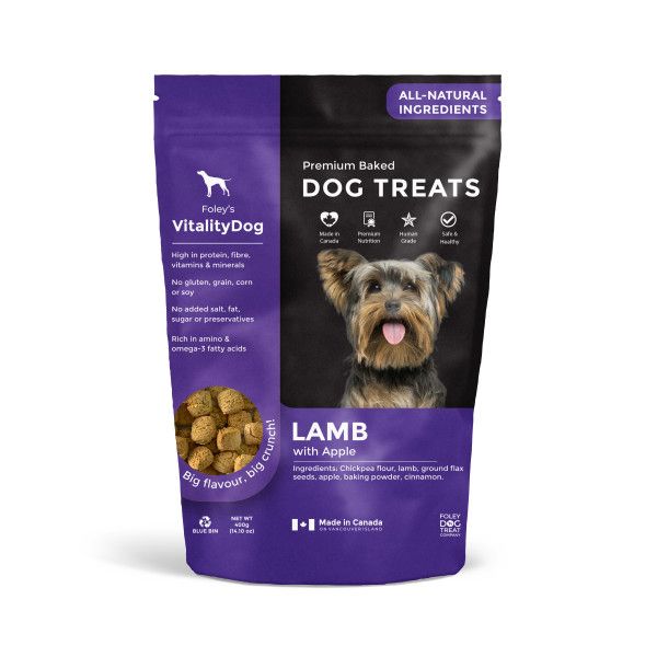 VitalityDog Lamb &amp; Apple Treats 400GM