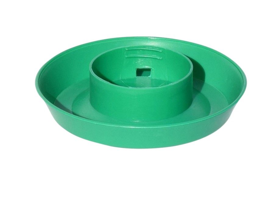 Plastic Poultry Water Base Green 1 QT