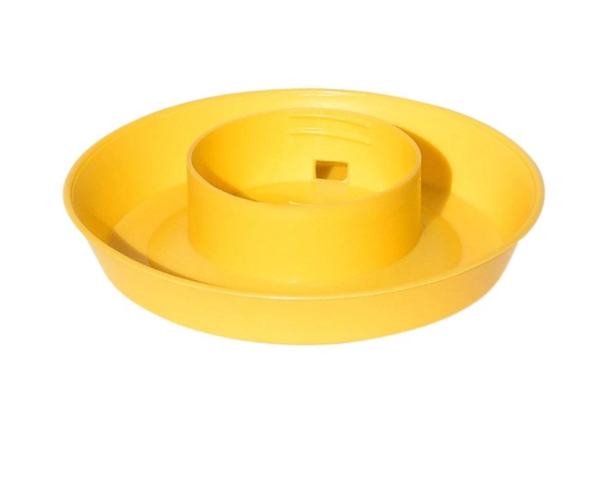 Plastic Poultry Water Base Yellow 1 QT
