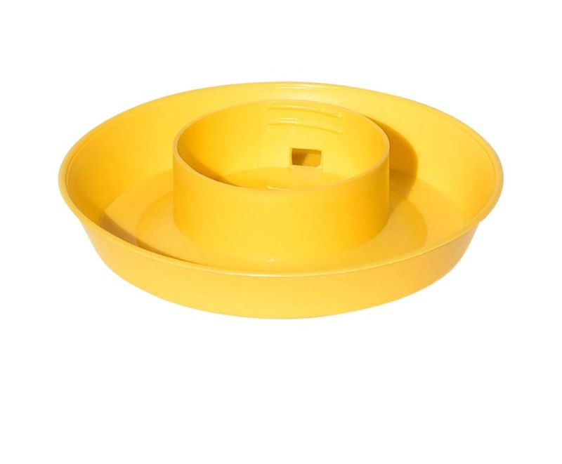 Plastic Poultry Water Base Yellow 1 QT