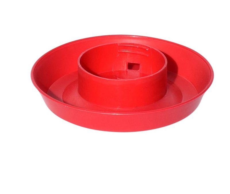 Plastic Poultry Water Base Red 1 QT