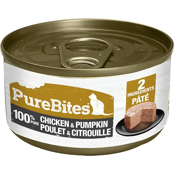 PureBites 100% Pure Chicken &amp; Pumpkin Pate [CAT] 2.5OZ