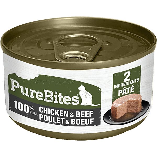 PureBites 100% Pure Chicken &amp; Beef Pate [CAT] 2.5OZ