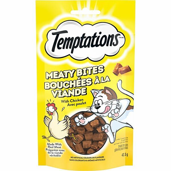 Temptations Meaty Bites Chicken 43GM