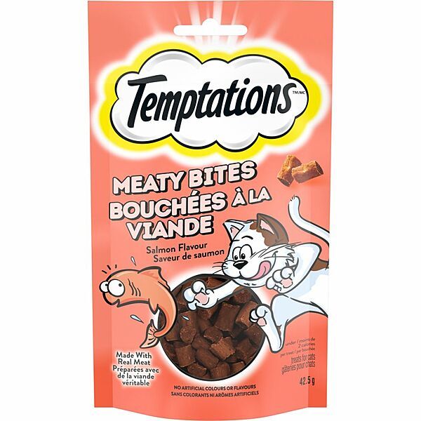 Temptations Meaty Bites Salmon 43GM