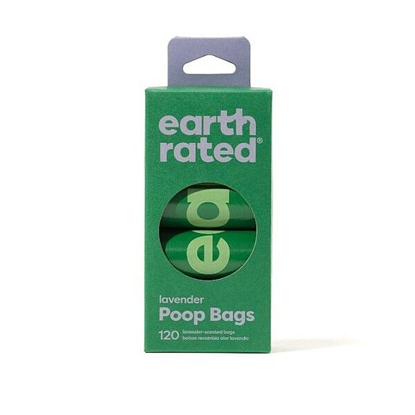 Earth Rated Scented Refill Bags Lavender | 8 Rolls 120 Bags