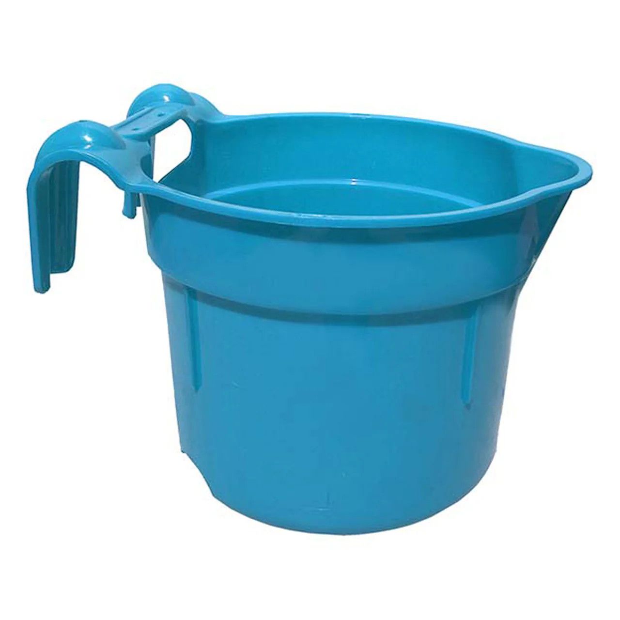 Round Fence Feeder 10 QT Blue