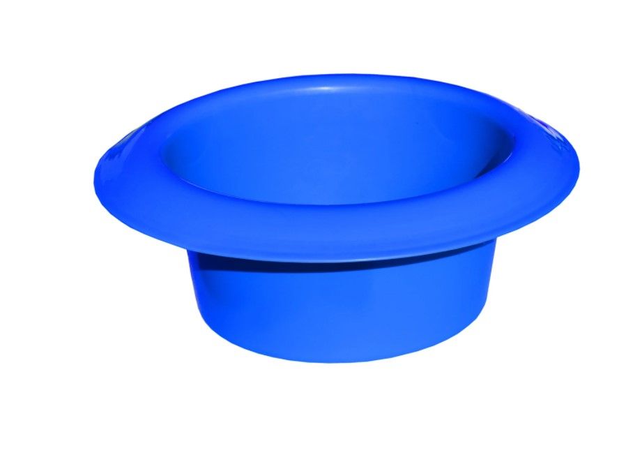 Round Plastic Tire Feeder 16 QT Blue
