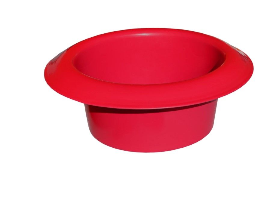 Round Plastic Tire Feeder 16 QT Red