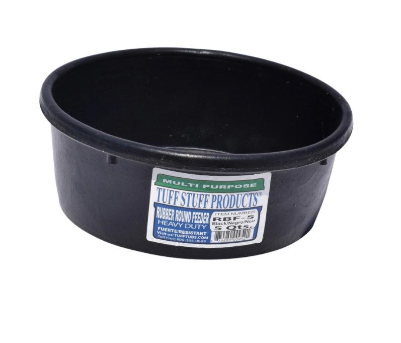Round Rubber Feed Pan 4QT