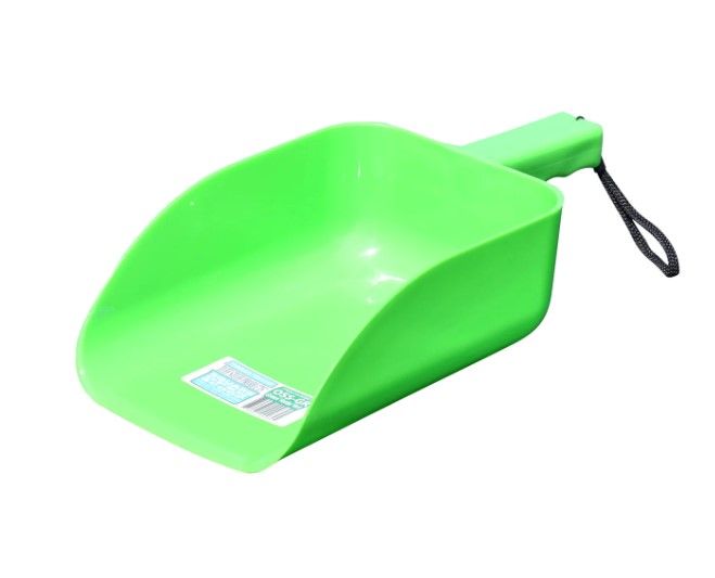Tuff Stuff Square Open Feed Scoop Green