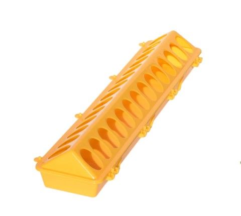 Plastic Flip Top Feeder 20” Yellow