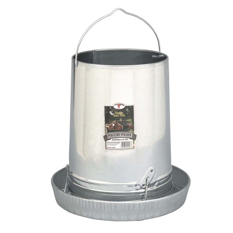 Galvanized Hanging Poultry Feeder 12LB