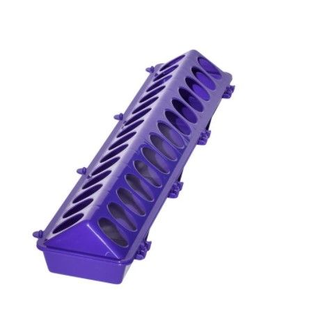 Plastic Flip Top Feeder 20” Purple