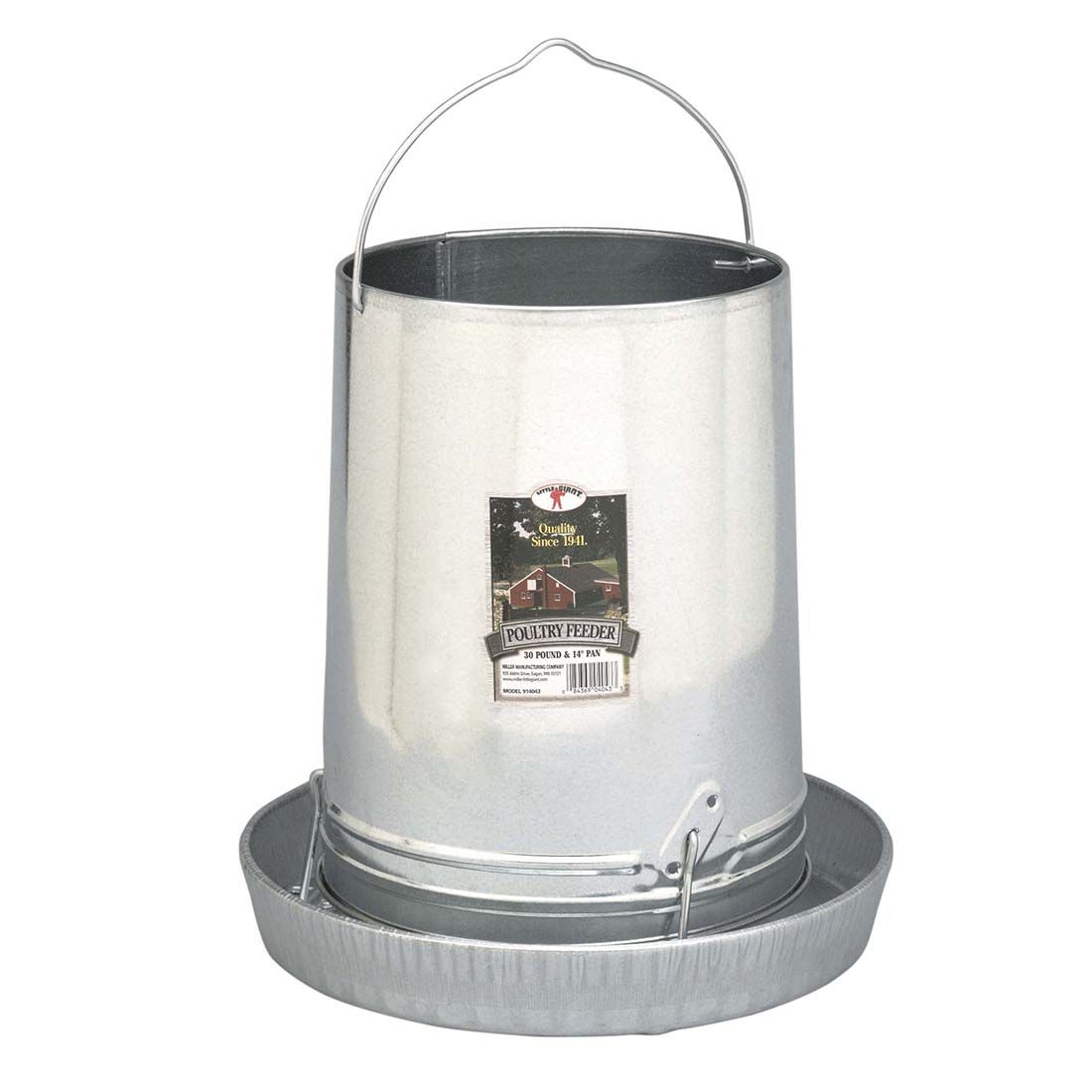 Galvanized Hanging Poultry Feeder 40LB