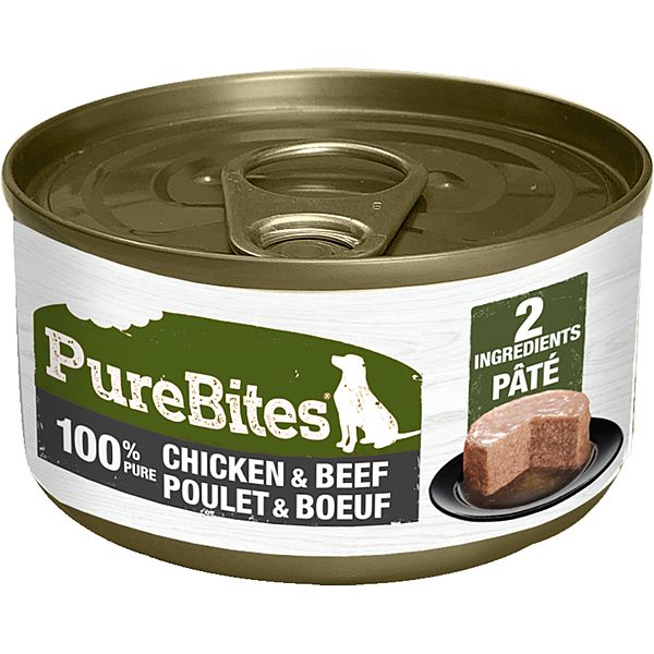 PureBites 100% Pure Chicken &amp; Beef Pate [DOG] 2.5OZ