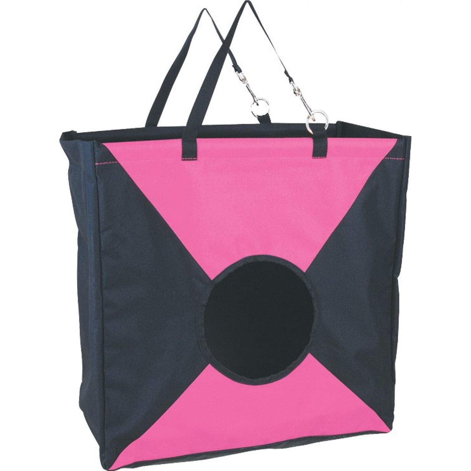 Poly Hay Bag - Pink/Black