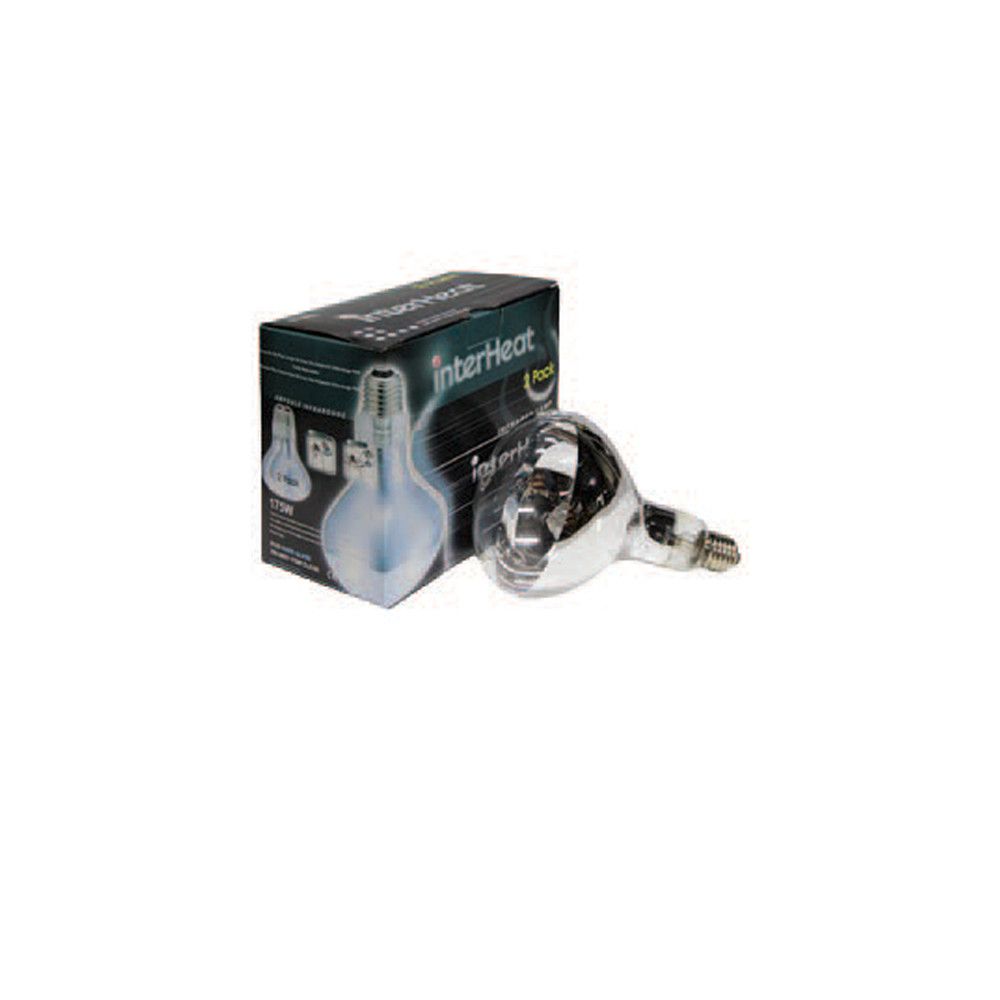 Interheat Bulb Red 2 Pack 175W