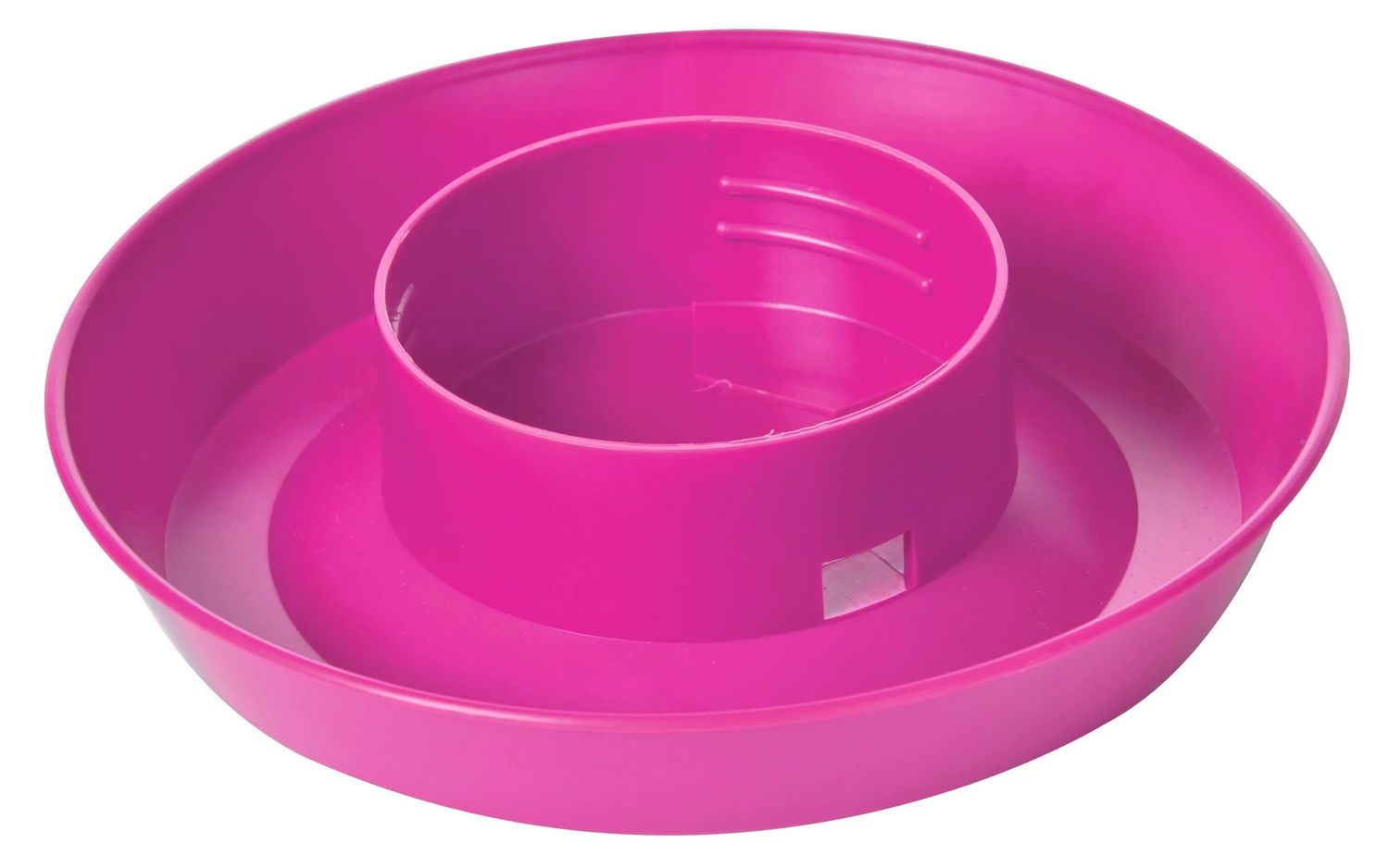 Plastic Poultry Water Base Pink 1 QT