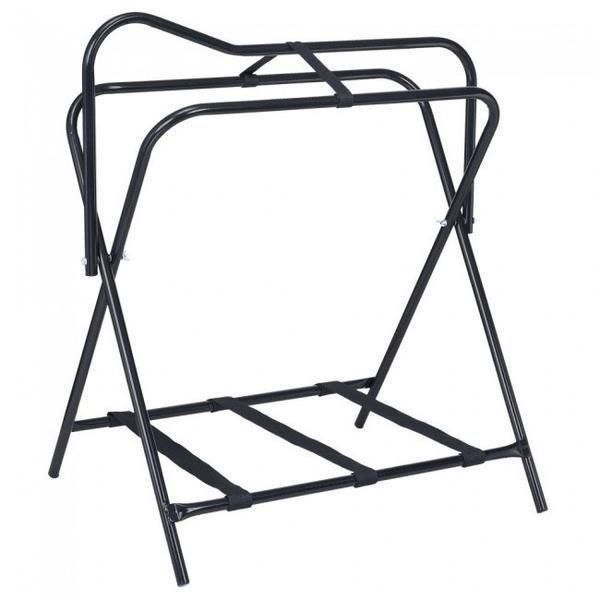 Folding Saddle Stand Black