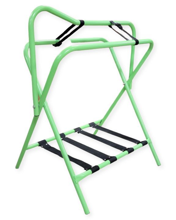 Folding Saddle Stand Lime