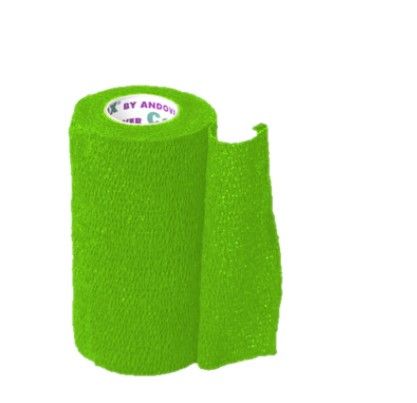 Coflex Cohesive Bandage 4” x 15’ Lime Green