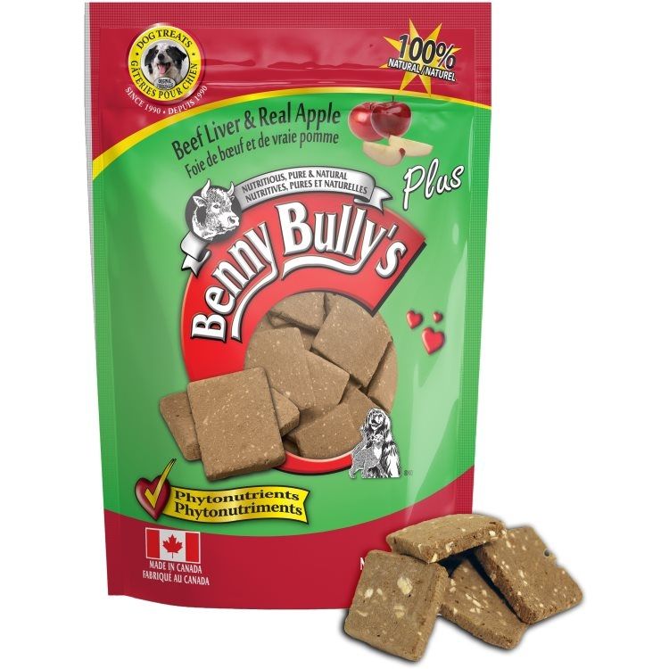 Benny Bully&#39;s Liver Plus Apple Medium [DOG] 58GM