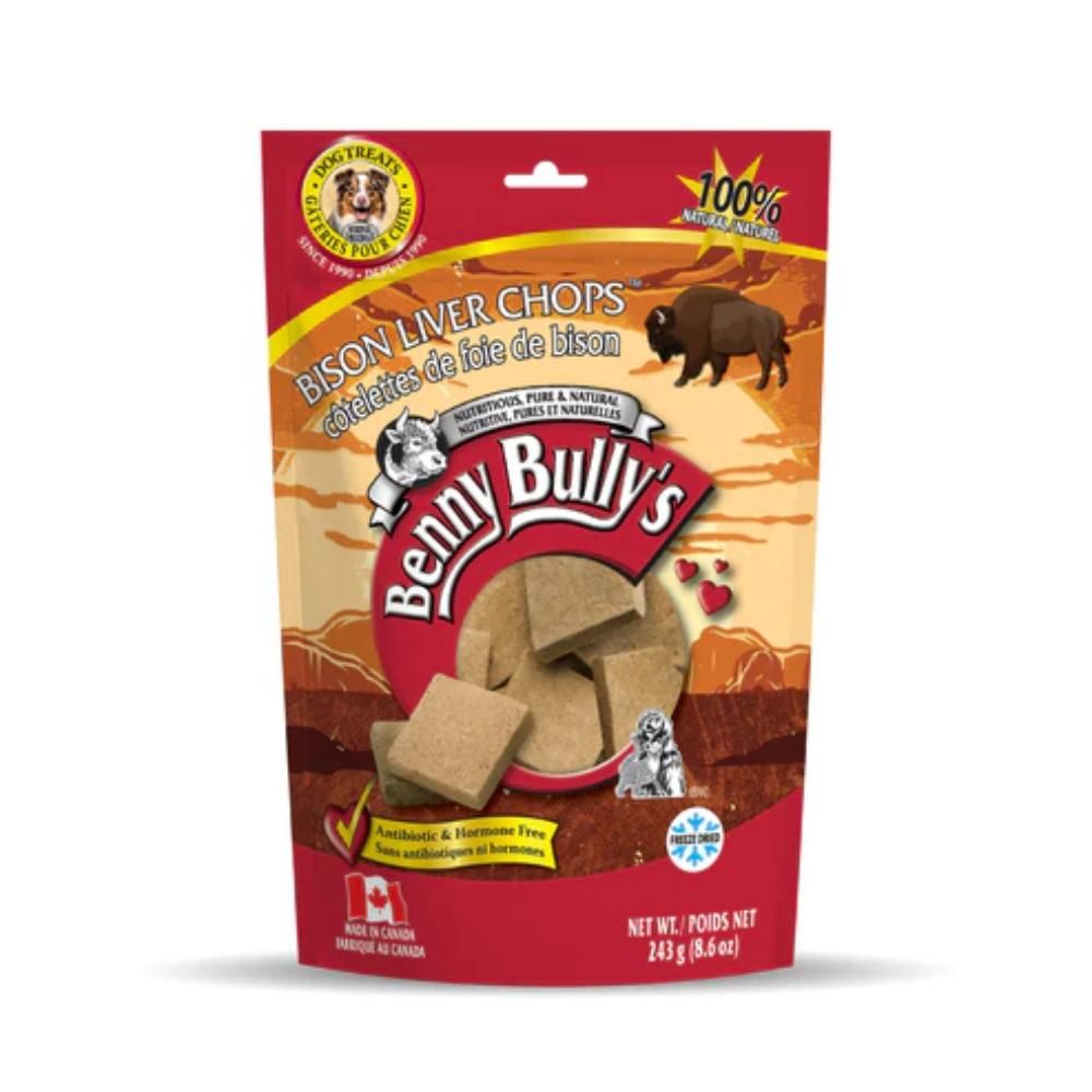 Benny Bully&#39;s Bison Liver Chops [DOG] 243GM