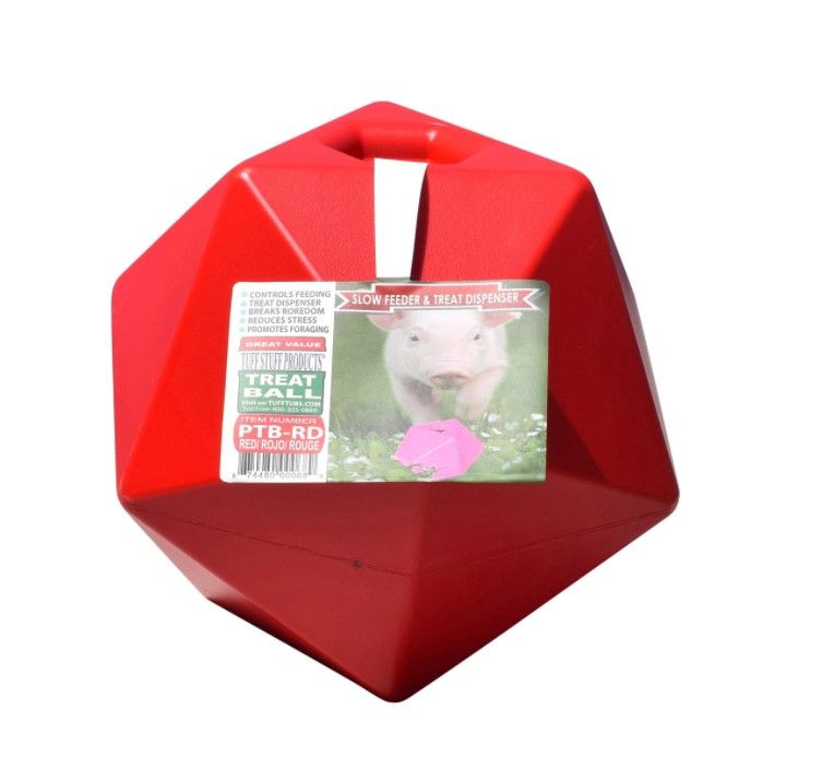 Tuff Stuff Treat Ball Red