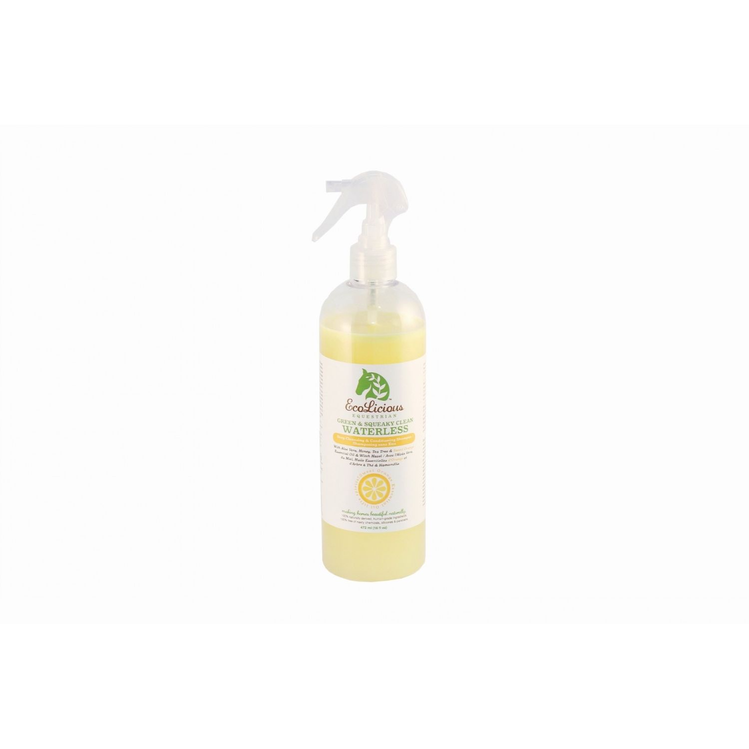 Ecolicious Squeaky Green &amp; Clean Waterless Shampoo 472mL