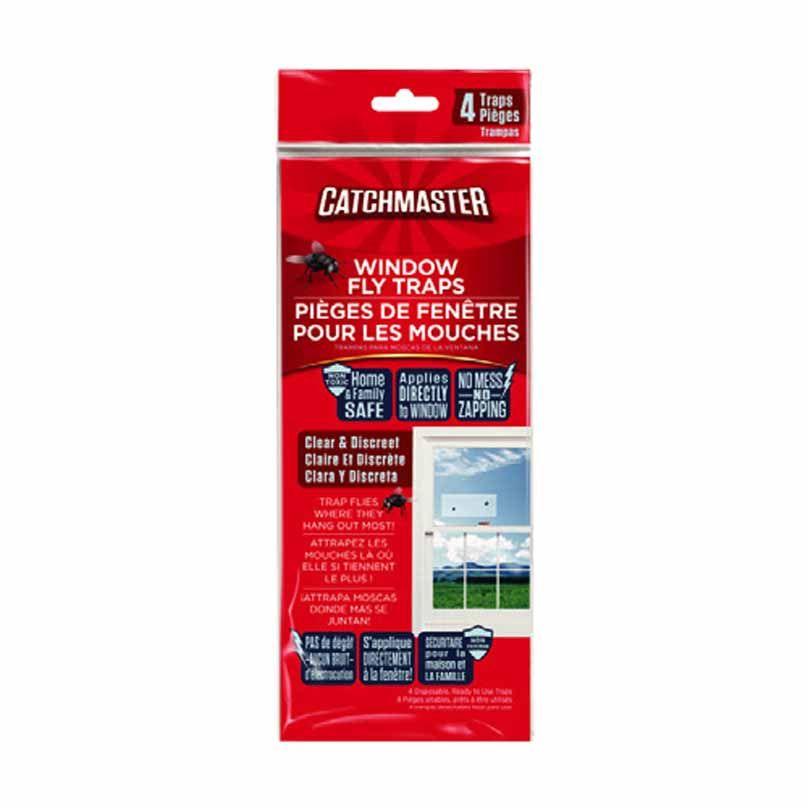 Catchmaster Clear Bug &amp; Fly Window Trap 4PK