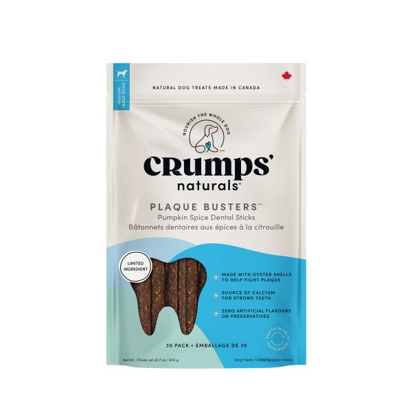 Crumps' Naturals Plaque Busters Pumpkin 7" 870GM