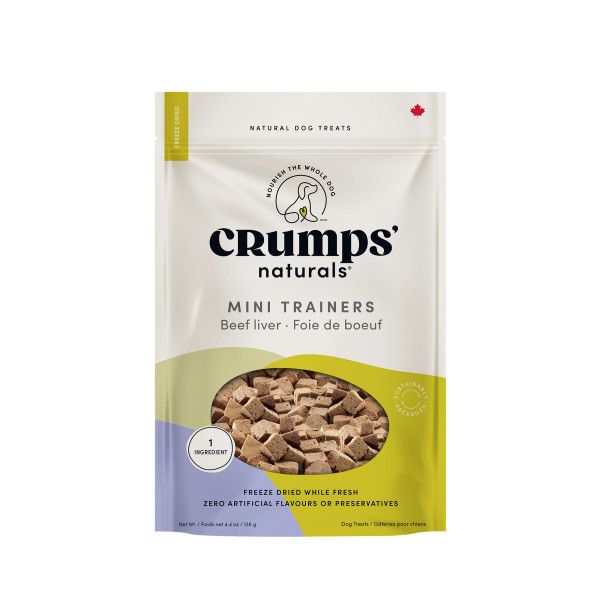Crumps' Naturals Mini Trainers Freeze Dried Beef 126GM