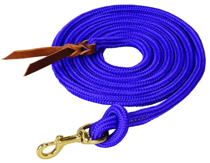 Cowboy Lead Rope w/ Removeable Snap Purple