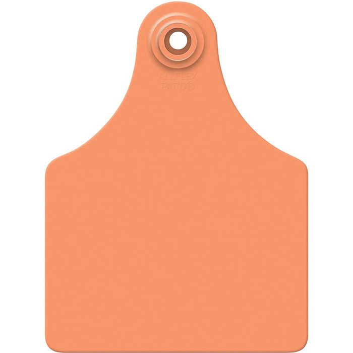 AllFlex Livestock Tags 2PC Blank 25PK Orange Large