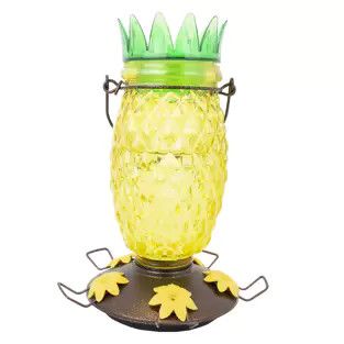 Hummingbird Feeder Perky Pet Top Fill Pineapple 28OZ