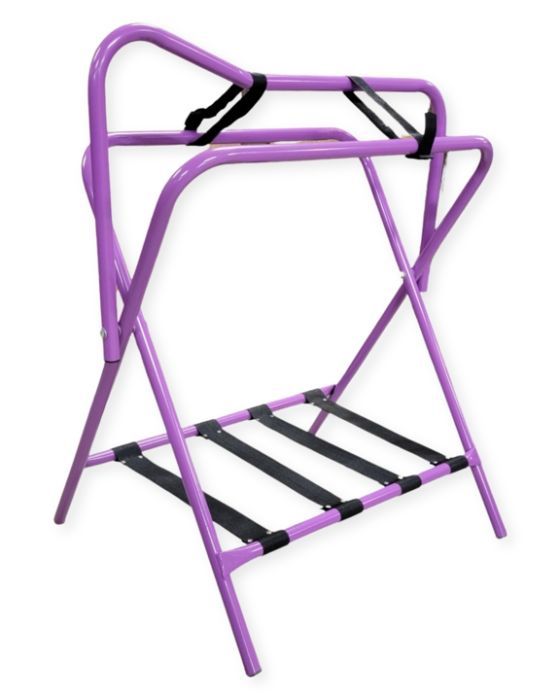 Folding Saddle Stand Purple